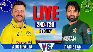 PAKISTAN vs AUSTRALIA  2nd T20 Match  Live Cricket Match  AUS vs PAK Live T20 Match  PAK vs AUS [upl. by Brent121]