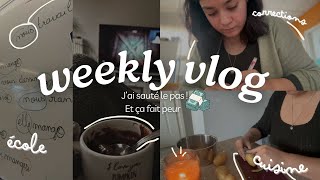 Je me lance et je flippe un peu  finance caméra enseignement weeklyvlog [upl. by Aholla]