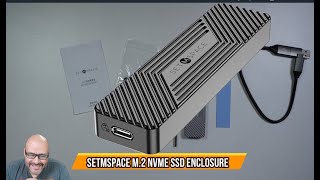 SETMSPACE M 2 NVMe SSD Enclosure [upl. by Winters570]