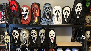 Scream Ghostface Mask Collection scream ghostface collection [upl. by Idnarb203]