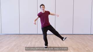 Lindy Hop  The Big Apple Solo Moves Tutorial [upl. by Takeshi80]