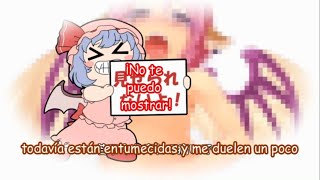 【Touhou MMD】 Cirno y sus amigas son regañadas por la Srita Keine sub español [upl. by Leribag418]