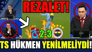 BGEZER DELİYE DÖNDÜ TRABZON HÜKMEN YENİLMELİYDİ BU NE REZALET FENERBAHÇE 3 TRABZONSPOR 2 [upl. by Cower]