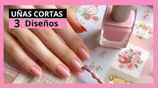 Hermosas Uñas Cortas que puedes hacerte tu mismaTendencias año 2024 [upl. by Htebiram]