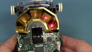 EEVblog 637  Omni Directional Laser Barcode Scanner Teardown [upl. by Nyrtak711]