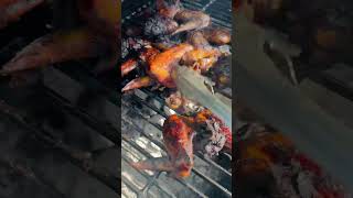 Jamaican Jerked wings 🔥foodlover foodie trending trendingshorts viralshorts [upl. by Zaslow]