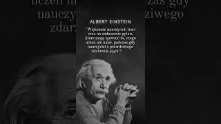 ALBERT EINSTEIN Cytat na dziś 615 [upl. by Ogait]