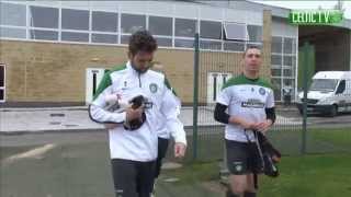 Celtic FC  Training pre Inverness CT 25042014 [upl. by Eusoj100]