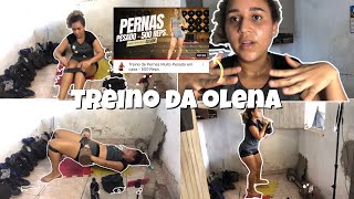 Testei o treino da OLENA STARODUBETS 🏋️‍♀️💖🥵treinoemcasa treinodemusculação [upl. by Ayalahs742]