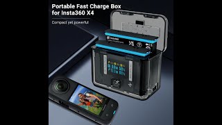 Insta360 X4 8K Charging case  Battery Case By CYNOVA Efficient better than the insta360 charger [upl. by Meier]