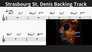 Extract drums  Strasbourg St Denis Backing Track 102bpm [upl. by Ocinemod]