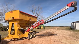 Planting Cover Crop amp KBH v Unverferth Seed Tenders [upl. by Sucramej]