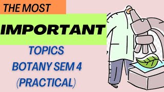 Botany Semester 4 Practical Exam Part 2  Important Topics  Nep Botany botany bsc ecology [upl. by Juieta]