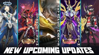 DYRROTH UPCOMING SKIN  VALE NEW SKIN  REVAMPED SKINS UPDATE  Mobile Legends whatsnext Ep199 [upl. by Elleval288]