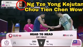 NG tze yong KEJUTKAN Chou Tien Chen di Thailand WOW [upl. by Aivata758]