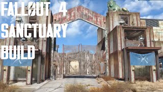 Fallout 4 Sanctuary settlement build [upl. by Yremrej]