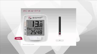 SIGMA SPORT  BC 812 ATS  Functions EN [upl. by Lanti964]