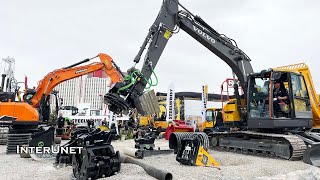 Steelwrist attachments demonstration at CONEXPO [upl. by Ahsiuq]