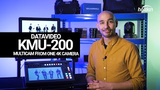 Datavideo KMU200 Production Switcher  Live Stream a Multicam Production with Just One 4K Camera [upl. by Selmner178]