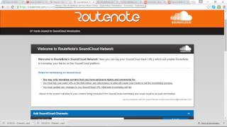 Monetize Soundcloud  Using Routenote UPDATED 2016 [upl. by Eldnar795]