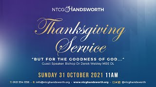 Sunday 31st October 2021  Bishop Derek A Webley  NTCG Handsworth [upl. by Raymond]