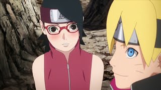 BORUSARA ❤ SARADA TRIES TO FIND SASUKE🥰 Part 8 BORUTO WOULD PROTECT HER [upl. by Inalaehon]