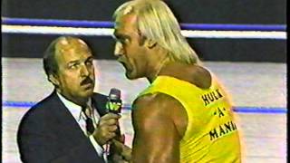 Hulk Hogan says Mr Wonderful floats around [upl. by Kendal438]