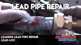 Leaking lead pipe repair  LeadLoc [upl. by Eirrak350]