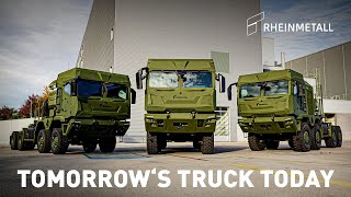 Rheinmetall HX3 Common Tactical Truck – Driven by Technology [upl. by Kuhlman]