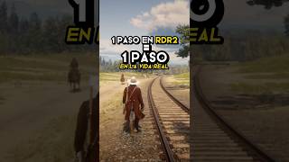 ¿Cómo de GRANDE es el MAPA de RDR 2 en la VIDA REAL 🤔🚶 reddeadredemption2 rdr2 rockstargames [upl. by Acinorehs]