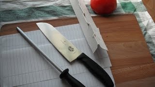 Victorinox 78013 sharpening  honing steel  part 2 [upl. by Werby]