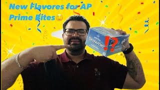 Protein Brownies  AP Prime Bites New Flavors Review [upl. by Aernda836]