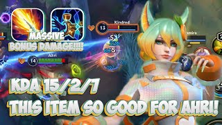 15 KILL  INSANE BONUS DAMAGE Soda Pop Ahri Gameplay MID LANE  Wild Rift BuildRunes [upl. by Laraine]