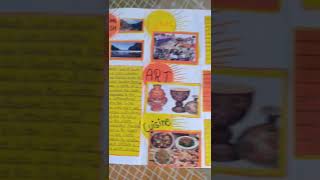 brochure for class 9th and 10th english topic arunachal pradesheasy brochure making ideas for kids [upl. by Bartolomeo]