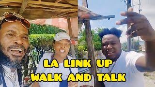 LA Lewis Get Diss for giving man 7gran  Buckup inna Walk amp Talk [upl. by Htabazile]