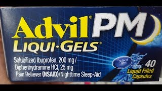 Advil PM LiquiGels Review by Kim Townsel [upl. by Luciana760]