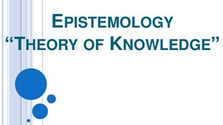 EPISTEMOLOGY  WHAT IS EPISTEMOLOGY IN URUDU [upl. by Penni]