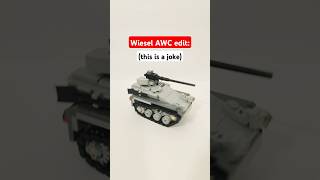 Wiesel microwave edit warthunder lego tank trending [upl. by Madora]