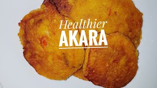 Healthier Nigerian Akara bean cake Nigerian food [upl. by Nabila301]