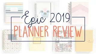 Epic 2019 Planner Review Tour of 7 Planners [upl. by Pollard]