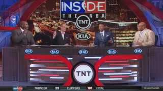 Inside The NBAShaq messes with Charles Barkleys Chair [upl. by Leith377]