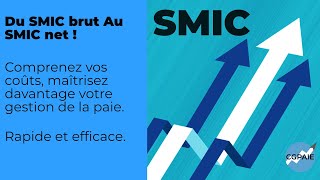 Du SMIC brut Au SMIC net  Comprendre vos coûts à jour de mai 2023 salaire paie smic [upl. by Jacqui301]