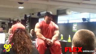 Roelly Winklaar in Denmark talking to fans part 1 [upl. by Otero894]