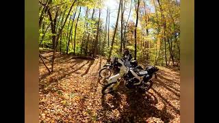 South East section of NH Flatlander trail on Husky 701 and DR650 [upl. by Gnagflow]