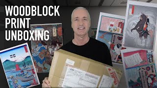 Japanese Woodblock Print Unboxing [upl. by Roxy]