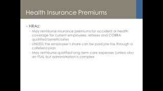 FSA HRA and HSA Eligible Expenses [upl. by Notsgnal]