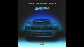 Migos Nicki Minaj Cardi B  MotorSport Official Instrumental With Backing Vocal [upl. by Ayotac]