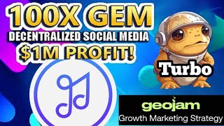 GeoJam Token amp Turbo Meme Coin 100X AltCoins💯 crypto bitcoin turbo [upl. by Hogle]