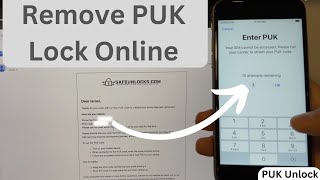 SIM Locked by PUK Code  Remove PUK code and Unlock your SIM Card Online [upl. by Ximena]