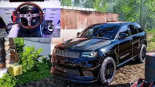 1200HP JEEP Trackhawk OffRoading  Forza Horizon 5 Steering WheelShifter Gameplay [upl. by Stetson]